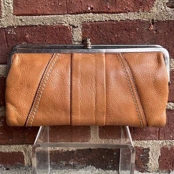 HOBO Handbags - HOBO Lauren Clutch Wallet Camel Tan Brown Hand Bag